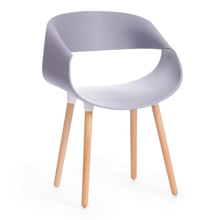 Комплект из четырех стульев Qxx серого цвета - купить Обеденные стулья по цене 17560.0