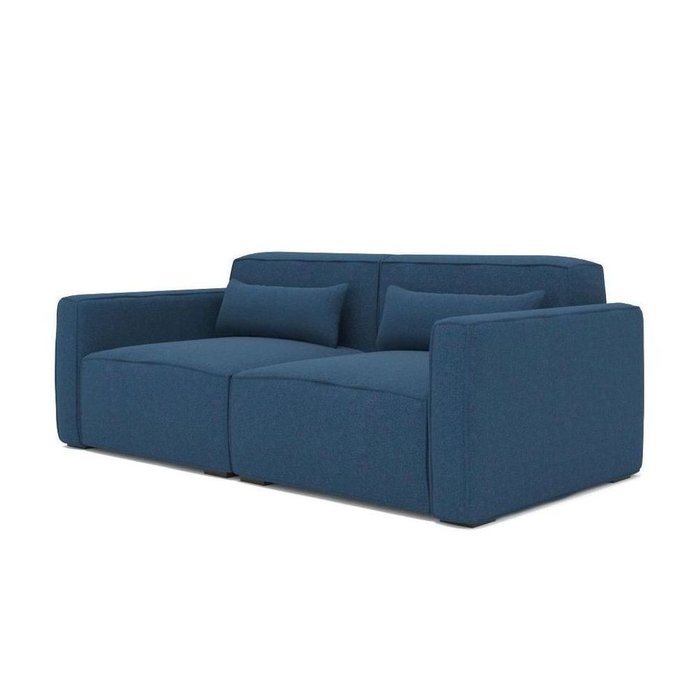Двухместный диван Cubus синий - лучшие Прямые диваны в INMYROOM