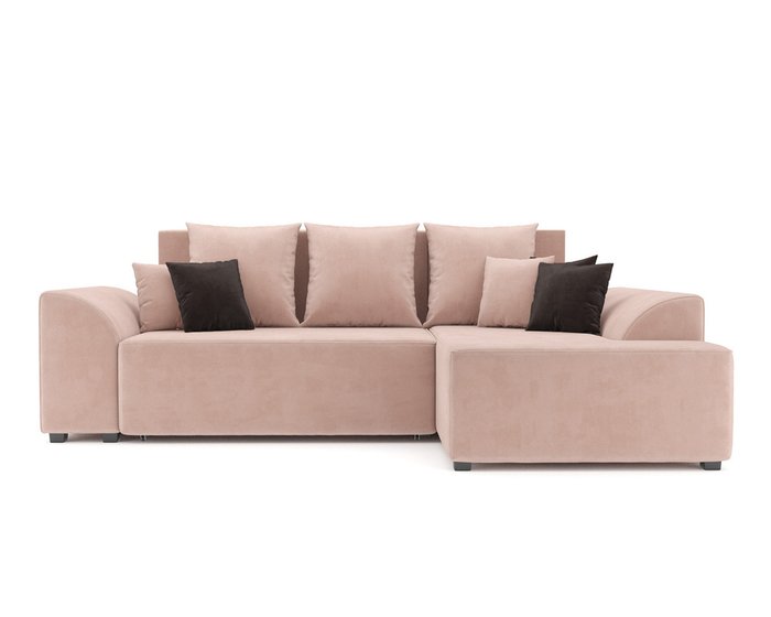 Угловой диван-кровать Каскад бежевого цвета правый угол - купить Угловые диваны по цене 45590.0
