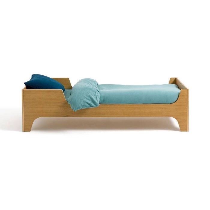 Детская кровать с основой под матрас Elira 90х190 бежевого цвета - купить Одноярусные кроватки по цене 49424.0