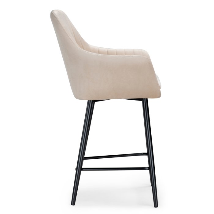 Полубарный стул Райнер бежевого цвета - лучшие Барные стулья в INMYROOM