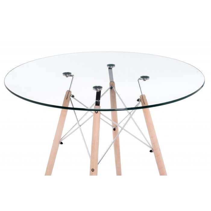 Стол Table со стеклянной столешницей - купить Обеденные столы по цене 6200.0