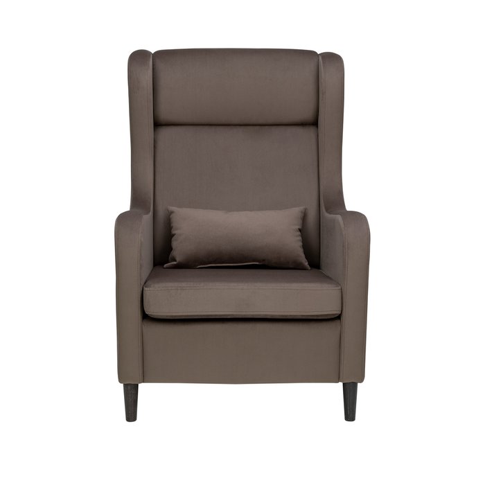 Кресло Хилтон коричневого цвета  - купить Интерьерные кресла по цене 24470.0