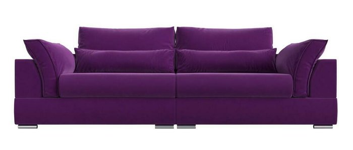 Прямой диван-кровать Пекин фиолетового цвета - купить Прямые диваны по цене 76999.0