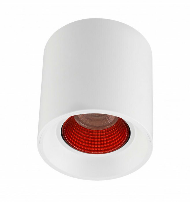 Накладной светильник DK3020WRD DK3090-WH+RD (пластик, цвет красный)