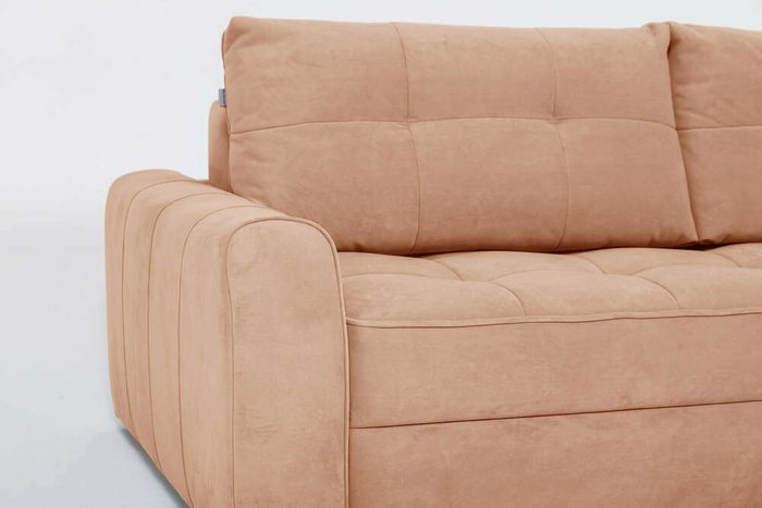 Угловой диван-кровать Soft II бежевого цвета (правый) - лучшие Угловые диваны в INMYROOM