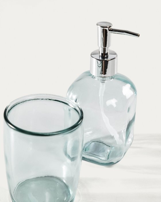 Стакан для ванной Trella из стекла  - лучшие Стаканы и держатели для зубных щеток в INMYROOM