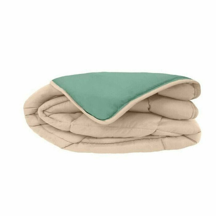 Одеяло Скандинавское наполнение Poyet Motte Calgary Зеленый Бежевый 400 g /m? 140 x 200 см