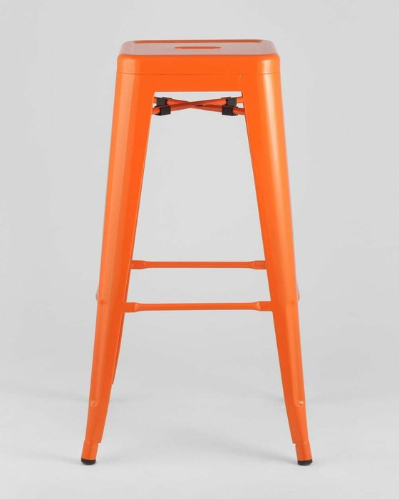 Барный табурет Tolix оранжевого цвета - лучшие Барные стулья в INMYROOM