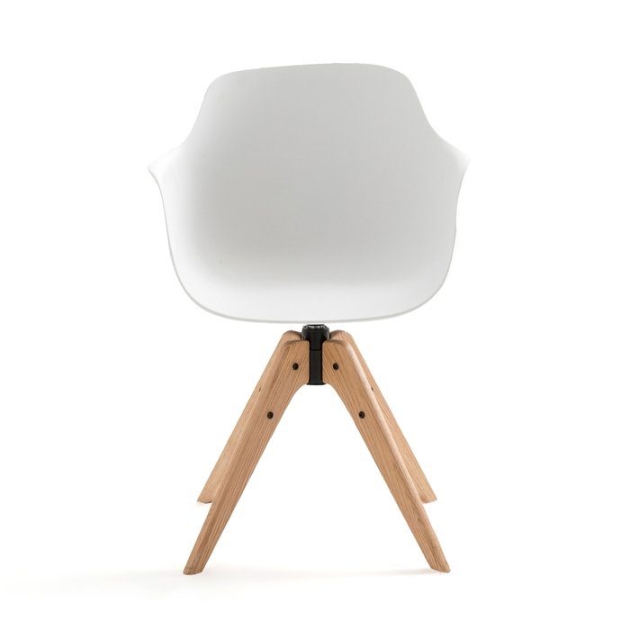 Кресло офисное вращающееся Wapong белого цвета - купить Офисные кресла по цене 16005.0