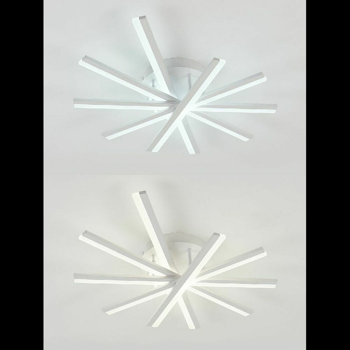 Потолочная люстра Line LED LAMPS 81171 (акрил, цвет белый) - лучшие Потолочные люстры в INMYROOM