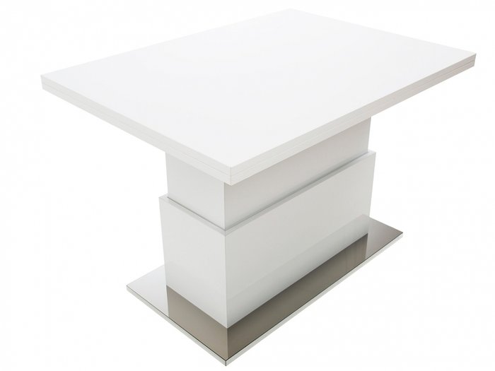 Журнальный стол-трансформер Slide белого цвета 