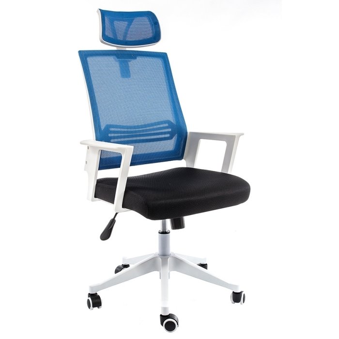 Компьютерное кресло Dreamer черно-голубого цвета