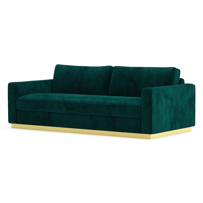 Диван Emonda темно-зеленого цвета - купить Прямые диваны по цене 121900.0