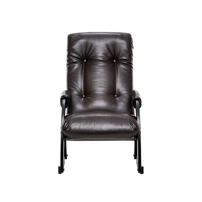 Кресло-качалка Модель 67 коричневого цвета - купить Интерьерные кресла по цене 13754.0