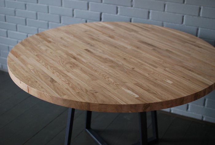 Обеденный стол Oak Round Plus бежевого цвета - лучшие Обеденные столы в INMYROOM