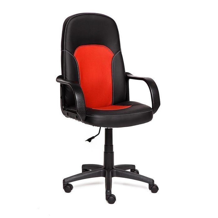 Кресло офисное Parma черно-красного цвета
