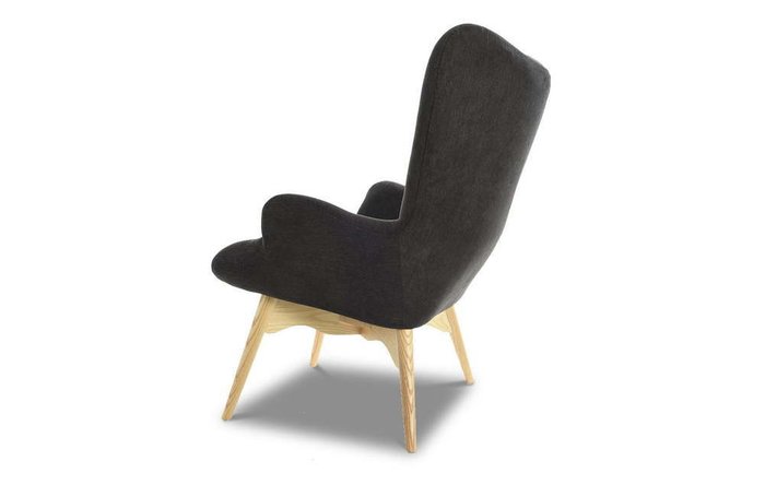 Кресло Contour темно-серого цвета - купить Интерьерные кресла по цене 37740.0
