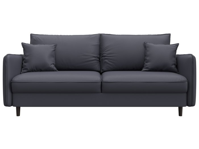 Диван-кровать Лига-064 серого цвета (экокожа) - купить Прямые диваны по цене 78990