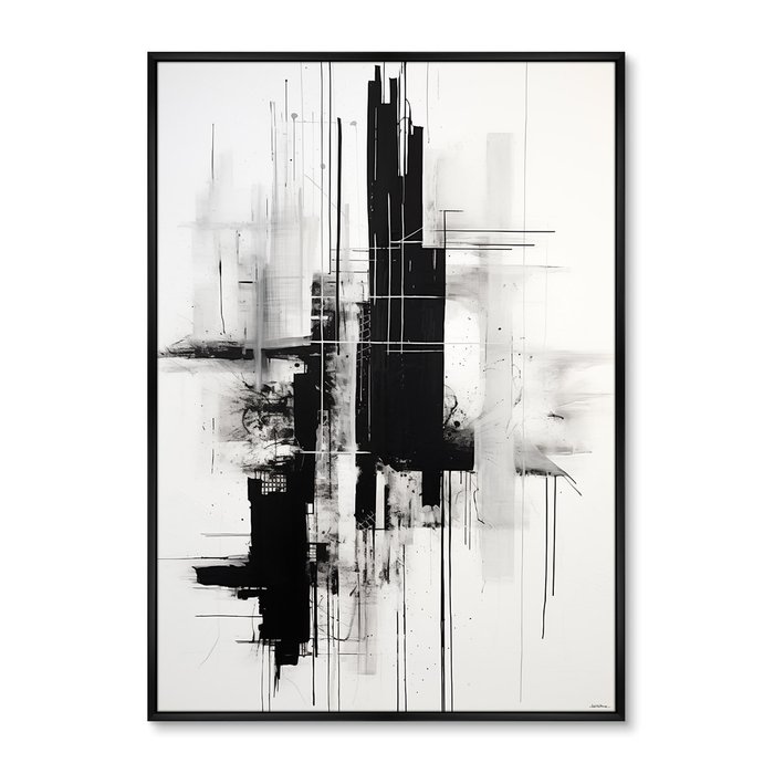 Репродукция картины The weightless city, No 1, 2024г.