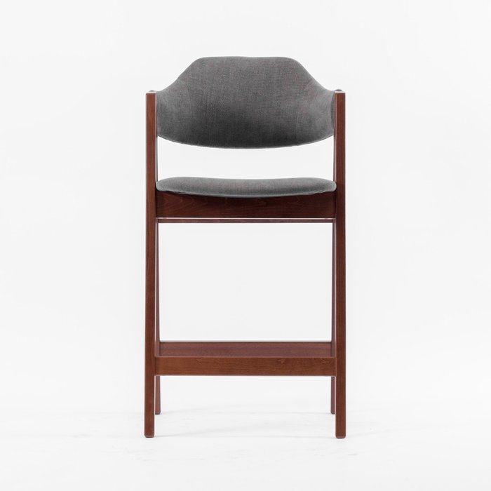 Полубарный стул Белфаст серого цвета - купить Барные стулья по цене 21990.0