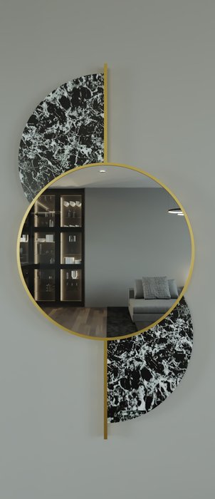 Интерьерный настенный декор в декоративной раме - купить Настенные зеркала по цене 36700.0