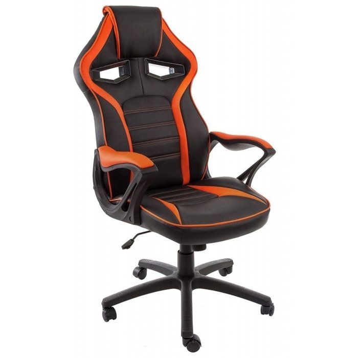 Компьютерное кресло Monza черно-оранжевого цвета