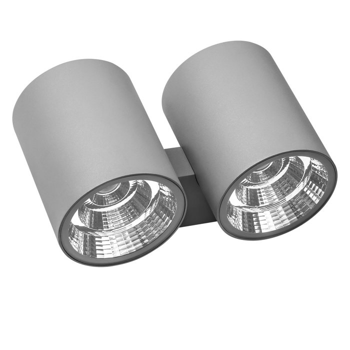 Уличный настенный светодиодный светильник Paro серого цвета - лучшие Настенные уличные светильники в INMYROOM