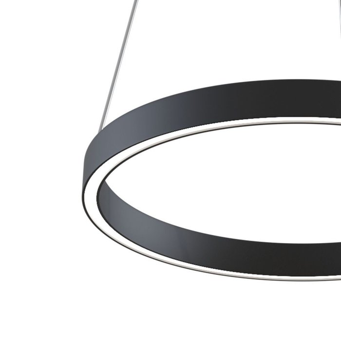 Подвесной светильник Rim черного цвета - купить Подвесные светильники по цене 9890.0