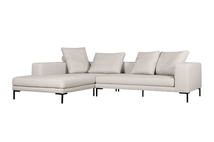 Угловой диван Linnea светло-серого цвета - купить Угловые диваны по цене 443550.0