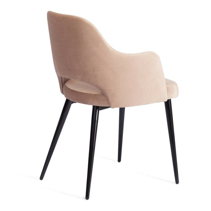 Обеденный стул-кресло Valkyria бежевого цвета - лучшие Обеденные стулья в INMYROOM