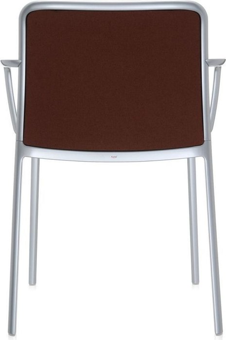 Стул Audrey Soft с подлокотниками коричневого цвета - лучшие Обеденные стулья в INMYROOM
