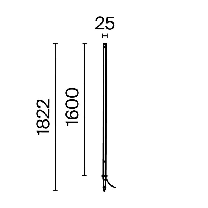 Ландшафтный светильник Outdoor O440FL-L24GF3K Pole Outdoor - купить Наземные светильники по цене 12990.0