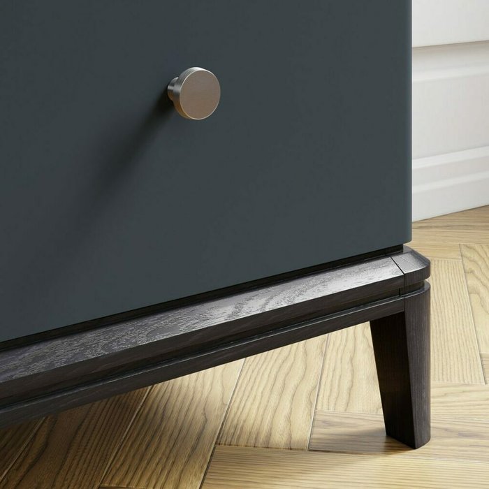 Комод Crystal CR010 черного цвета - лучшие Комоды в INMYROOM Комод Crystal CR010 черного цвета - лучшие Комоды в INMYROOM