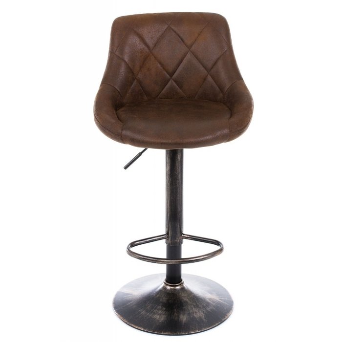 Барный стул Curt vintage brown коричневого цвета - лучшие Барные стулья в INMYROOM