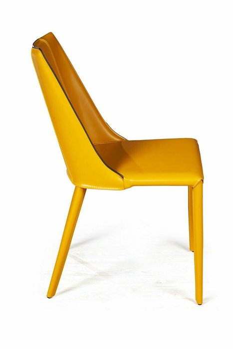 Стул Lui желто-оранжевого цвета - лучшие Обеденные стулья в INMYROOM
