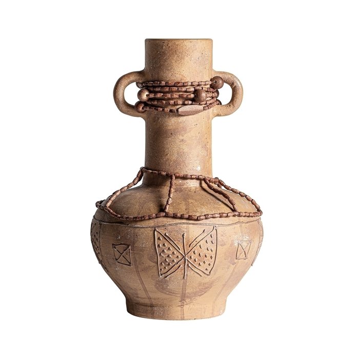 Ваза Adib 42 бежевого цвета