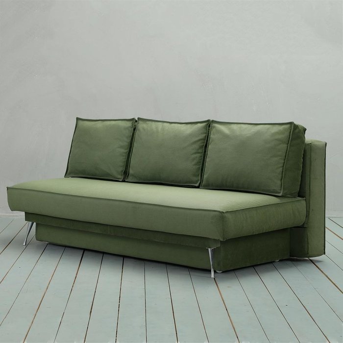 Диван-кровать Модена Galaxy зеленого цвета - купить Прямые диваны по цене 19990.0