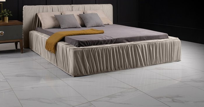 Кровать Storm 180х200 светло-бежевого цвета - купить Кровати для спальни по цене 74900.0