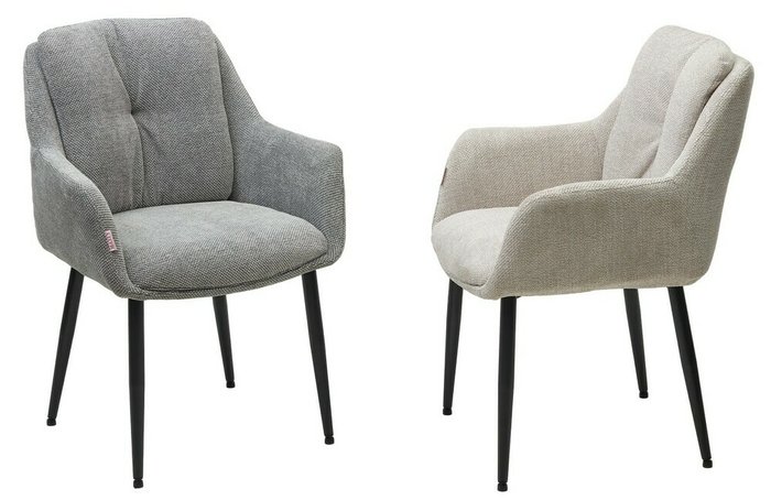 Стул Dore серого цвета - лучшие Обеденные стулья в INMYROOM