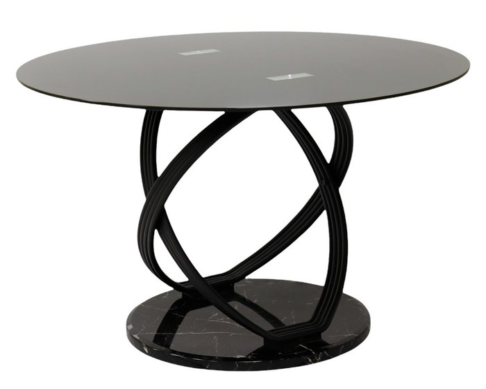 Стол обеденный Ореон черного цвета - лучшие Обеденные столы в INMYROOM