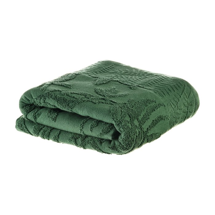 Полотенце Fleur для ванной 70х140 зеленого цвета
