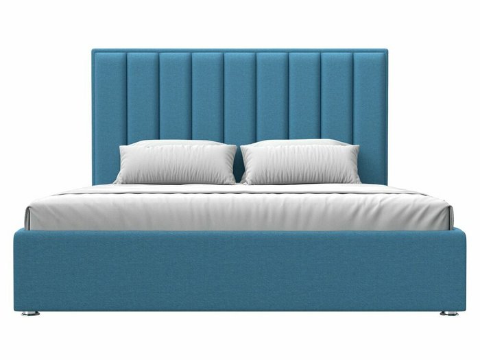 Кровать Афродита 180х200 голубого цвета с подъемным механизмом - купить Кровати для спальни по цене 100999.0