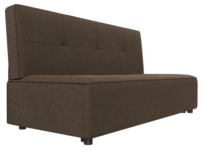 Прямой диван-кровать Зиммер коричневого цвета - лучшие Прямые диваны в INMYROOM