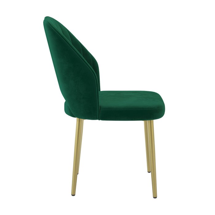 Стул Скарлет голд зеленого цвета - лучшие Обеденные стулья в INMYROOM