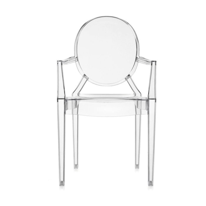 Стул Louis Ghost прозрачный - купить Обеденные стулья по цене 27615.0