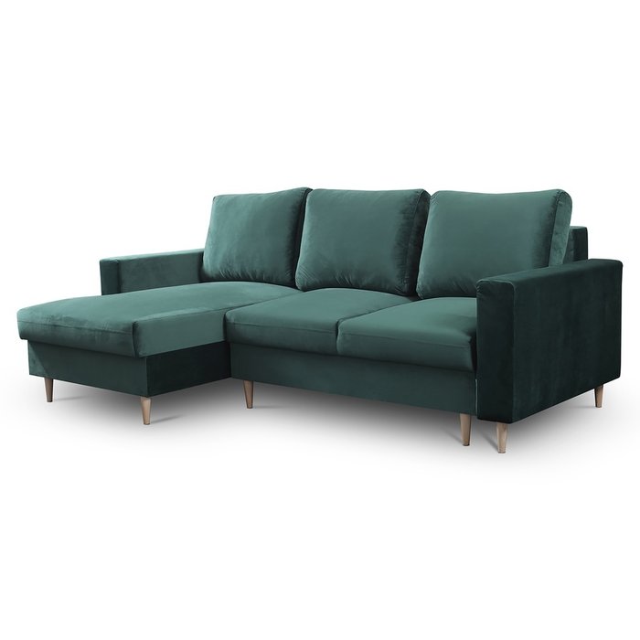 Угловой диван Blues зеленого цвета - лучшие Угловые диваны в INMYROOM