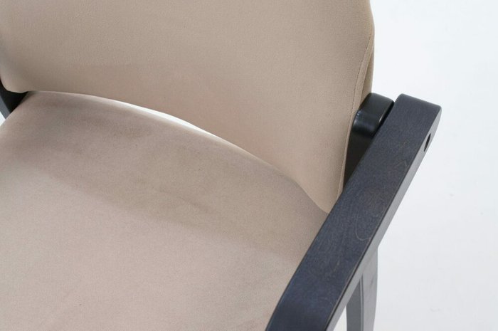 Стул Джуно 2.0 бежево-черного цвета - лучшие Обеденные стулья в INMYROOM