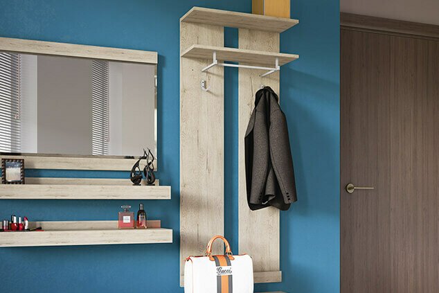 Настенная вешалка Oskar бежевого цвета - лучшие Настенные вешалки в INMYROOM Настенная вешалка Oskar бежевого цвета - лучшие Настенные вешалки в INMYROOM