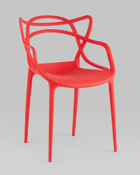Стул Masters красного цвета - купить Садовые стулья по цене 4190.0